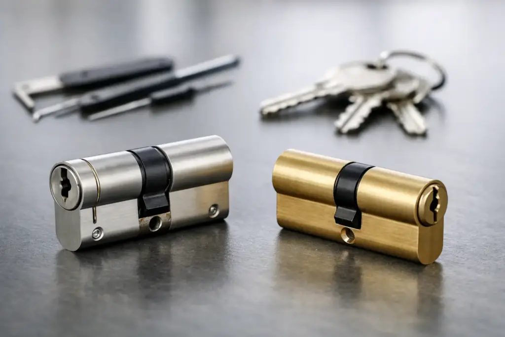 Anti Snap Cylinder Versus a Standard Lock